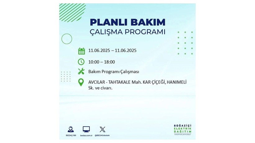 Elektrik kesintisinin olacağı ilçeler belli oldu: 11 Haziran elektrik kesintileri - Resim: 7