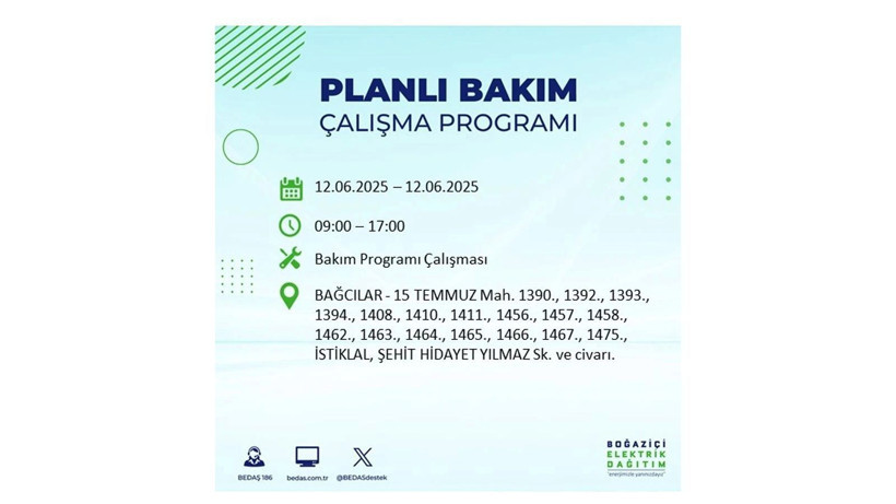 Elektrik kesintisi 9 saat sürecek: 12 Haziran elektrik kesintileri - Resim: 61