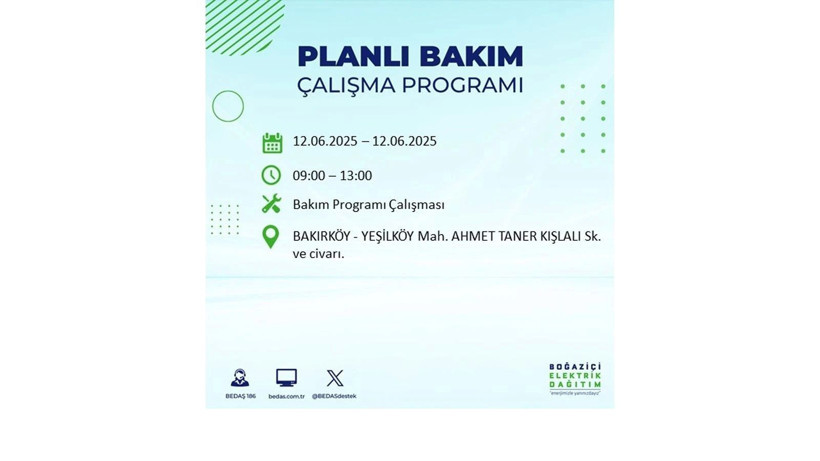 Elektrik kesintisi 9 saat sürecek: 12 Haziran elektrik kesintileri - Resim: 16