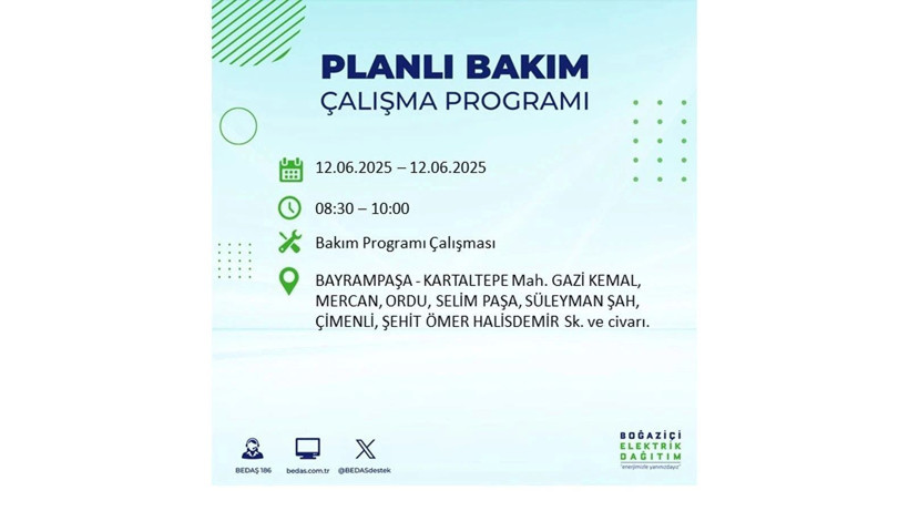 Elektrik kesintisi 9 saat sürecek: 12 Haziran elektrik kesintileri - Resim: 23
