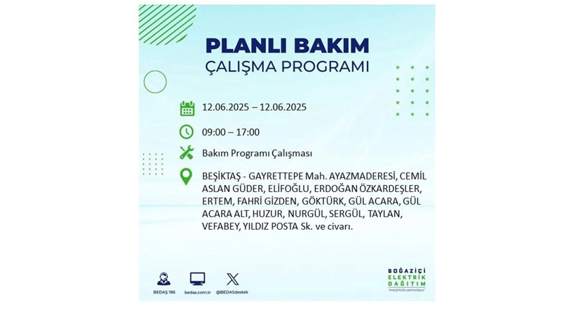 Elektrik kesintisi 9 saat sürecek: 12 Haziran elektrik kesintileri - Resim: 24
