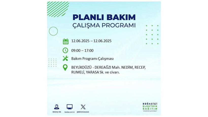 Elektrik kesintisi 9 saat sürecek: 12 Haziran elektrik kesintileri - Resim: 25