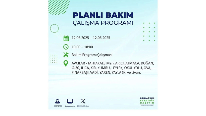 Elektrik kesintisi 9 saat sürecek: 12 Haziran elektrik kesintileri - Resim: 6