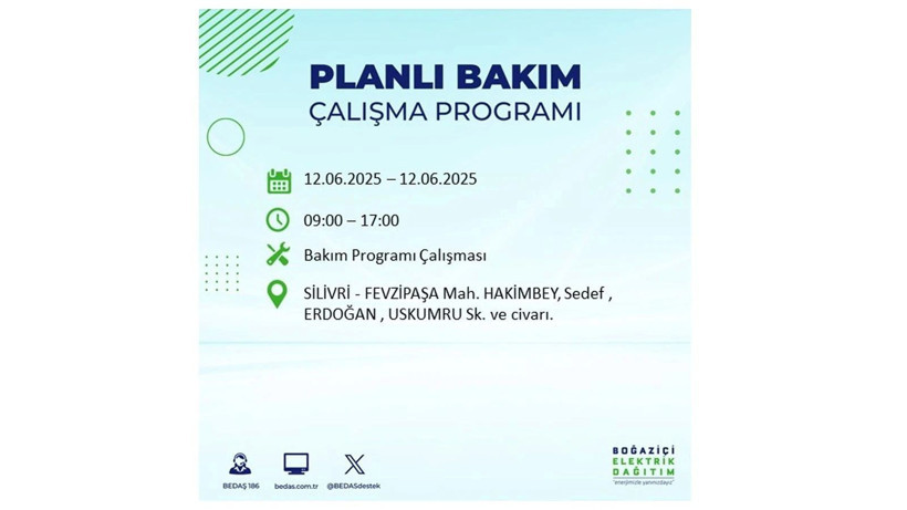 Elektrik kesintisi 9 saat sürecek: 12 Haziran elektrik kesintileri - Resim: 53