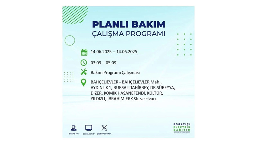 Uzun süreli elektrik kesintisi yaşanacak: 14 Haziran elektrik kesintileri - Resim: 14