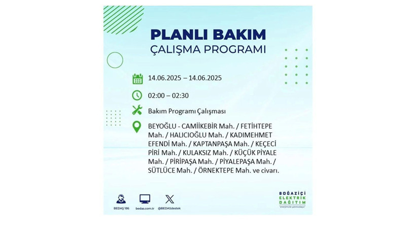 Uzun süreli elektrik kesintisi yaşanacak: 14 Haziran elektrik kesintileri - Resim: 19
