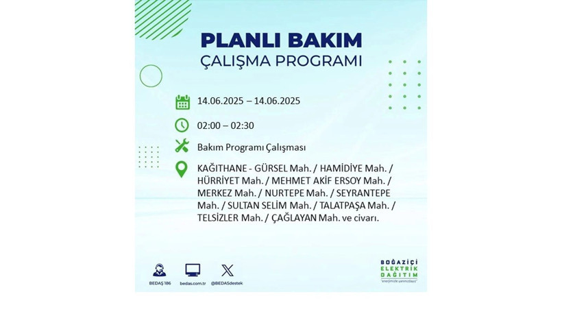 Uzun süreli elektrik kesintisi yaşanacak: 14 Haziran elektrik kesintileri - Resim: 34