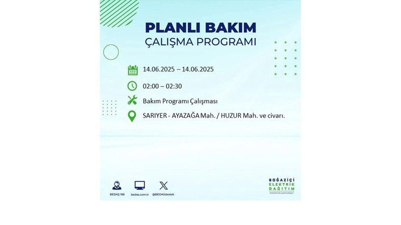 Uzun süreli elektrik kesintisi yaşanacak: 14 Haziran elektrik kesintileri - Resim: 40