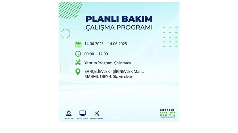 Uzun süreli elektrik kesintisi yaşanacak: 14 Haziran elektrik kesintileri - Resim: 8