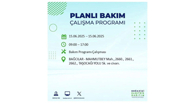 Yarın elektrikler olmayacak: 15 Haziran elektrik kesintileri - Resim: 4