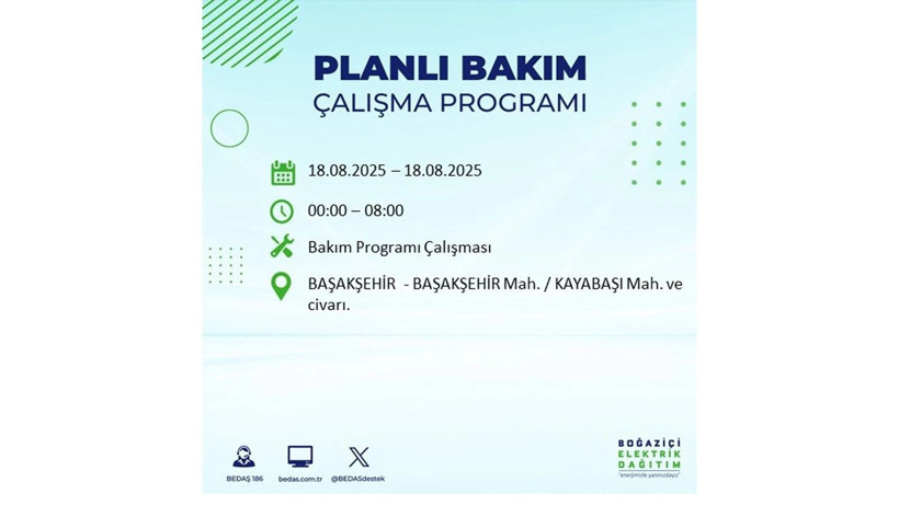 Elektrik kesintisi 9 saat sürecek: 18 Ağustos İstanbul elektrik kesintisi - Resim: 16