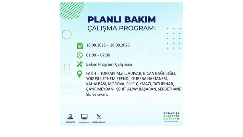 Elektrik kesintisi 9 saat sürecek: 18 Ağustos İstanbul elektrik kesintisi - Resim: 32