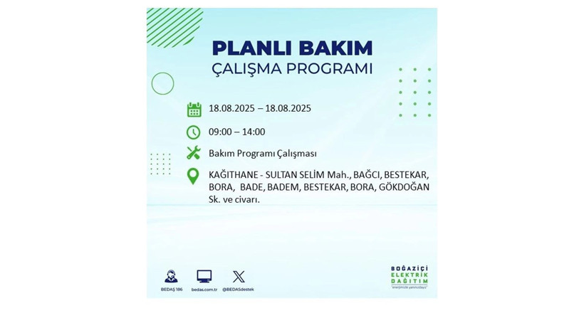 Elektrik kesintisi 9 saat sürecek: 18 Ağustos İstanbul elektrik kesintisi - Resim: 37