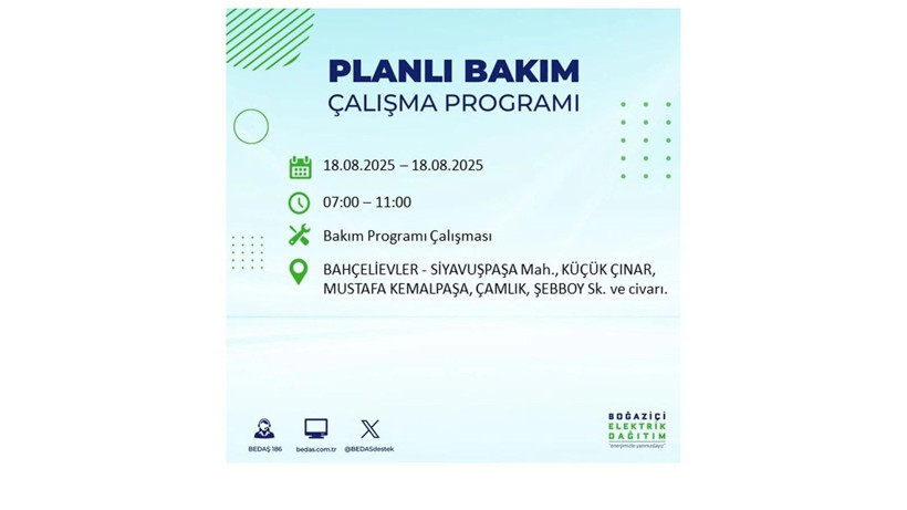 Elektrik kesintisi 9 saat sürecek: 18 Ağustos İstanbul elektrik kesintisi - Resim: 9