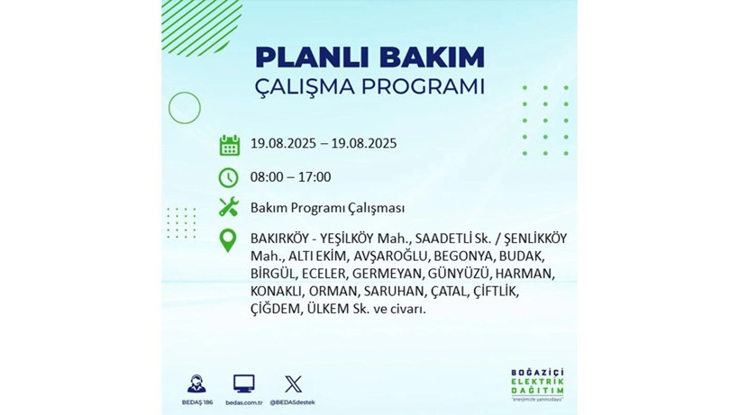 Elektrik kesintisi 8 saat sürecek: 19 Ağustos elektrik kesintileri: Elektrikler ne zaman gelecek? - Resim: 63
