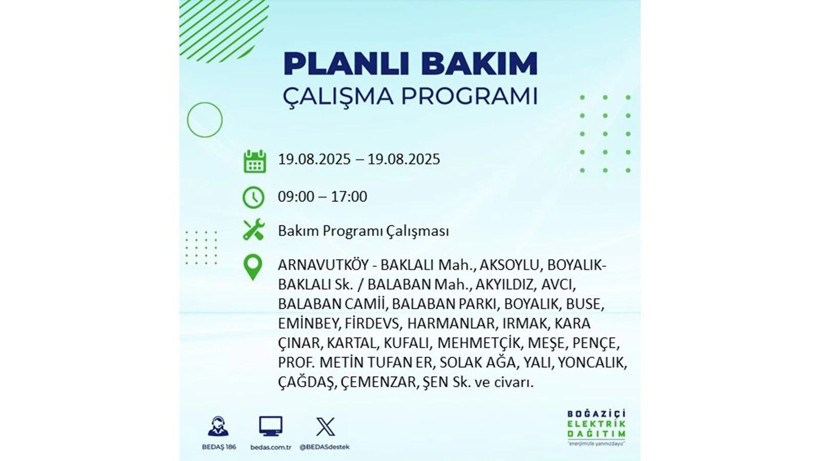 Elektrik kesintisi 8 saat sürecek: 19 Ağustos elektrik kesintileri: Elektrikler ne zaman gelecek? - Resim: 77