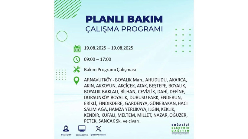 Elektrik kesintisi 8 saat sürecek: 19 Ağustos elektrik kesintileri: Elektrikler ne zaman gelecek? - Resim: 76