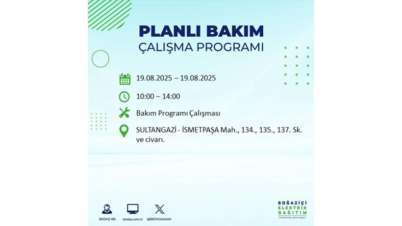Elektrik kesintisi 8 saat sürecek: 19 Ağustos elektrik kesintileri: Elektrikler ne zaman gelecek? - Resim: 12