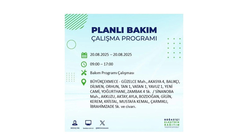 Elektrik kesintisi 9 saat sürecek: 20 Ağustos elektrik kesintileri: Elektrikler ne zaman gelecek? - Resim: 40