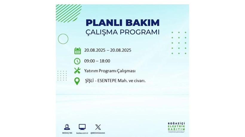 Elektrik kesintisi 9 saat sürecek: 20 Ağustos elektrik kesintileri: Elektrikler ne zaman gelecek? - Resim: 9