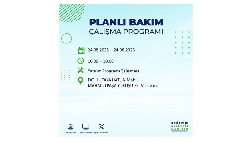 Elektrikler ne zaman gelecek: İstanbul 24 Ağustos elektrik kesinti listesi - Resim: 5