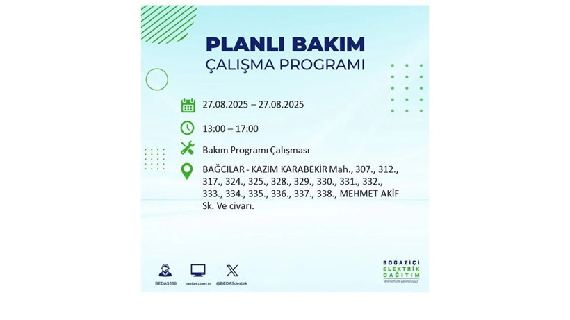 BEDAŞ duyurdu: İstanbul’da elektrikler ne zaman gelecek? 27 Ağustos elektrik kesintisi - Resim: 73
