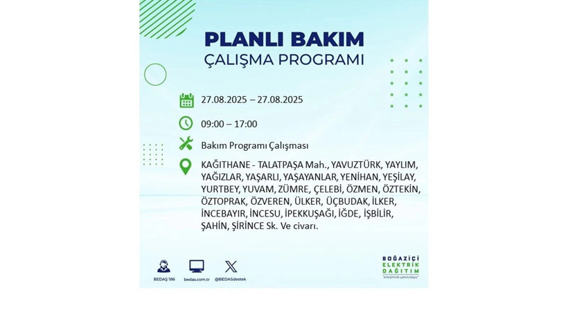 BEDAŞ duyurdu: İstanbul’da elektrikler ne zaman gelecek? 27 Ağustos elektrik kesintisi - Resim: 39