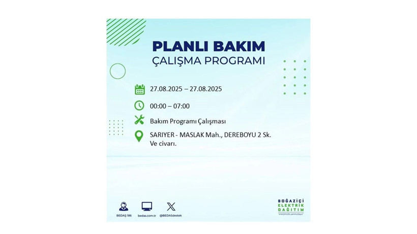 BEDAŞ duyurdu: İstanbul’da elektrikler ne zaman gelecek? 27 Ağustos elektrik kesintisi - Resim: 32
