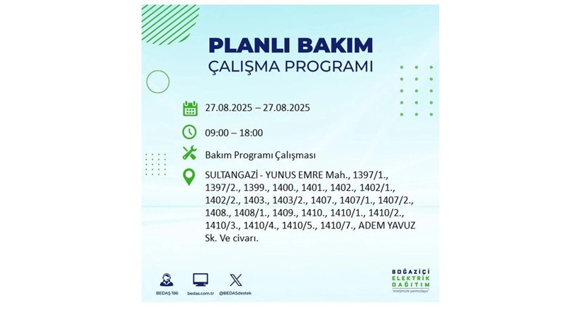 BEDAŞ duyurdu: İstanbul’da elektrikler ne zaman gelecek? 27 Ağustos elektrik kesintisi - Resim: 7