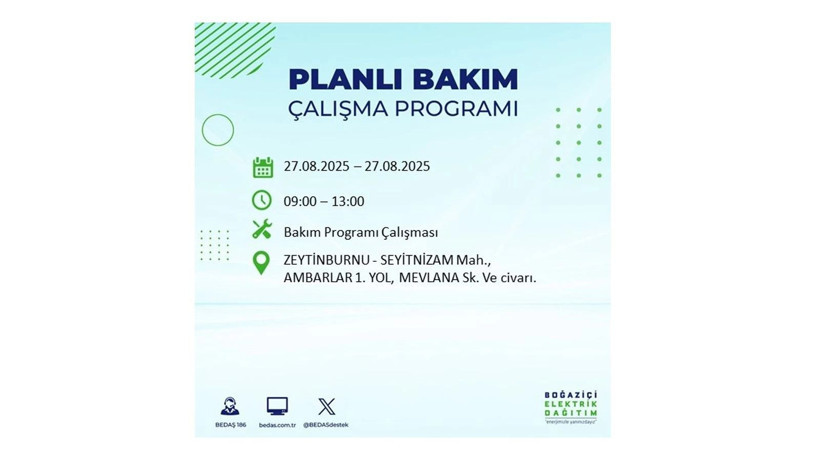 BEDAŞ duyurdu: İstanbul’da elektrikler ne zaman gelecek? 27 Ağustos elektrik kesintisi - Resim: 2