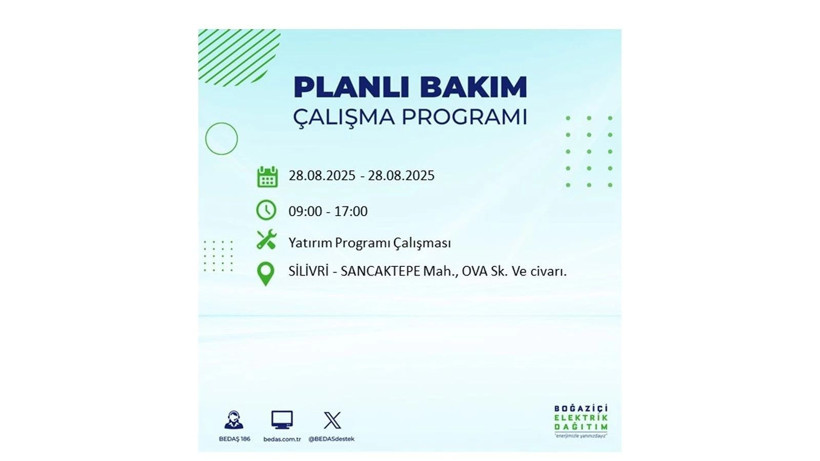 BEDAŞ duyurdu: 28 Ağustos İstanbul'da elektrik kesintisi! Elektrikler ne zaman gelecek? - Resim: 8