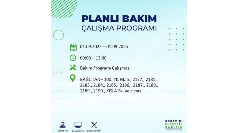 İstanbul'da elektrikler ne zaman gelecek? 1 Eylül elektrik kesintileri - Resim: 70