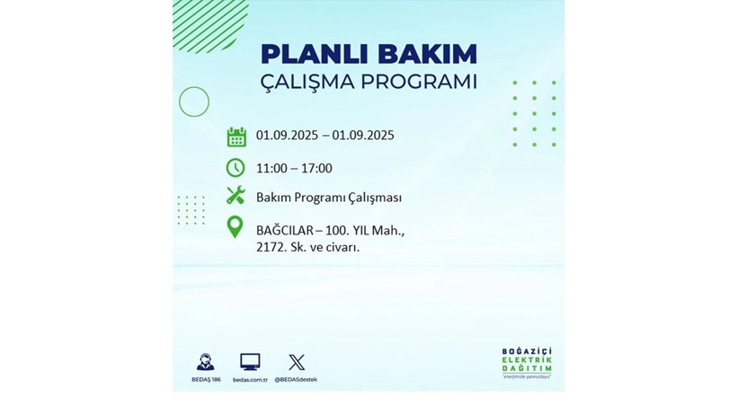 İstanbul'da elektrikler ne zaman gelecek? 1 Eylül elektrik kesintileri - Resim: 68