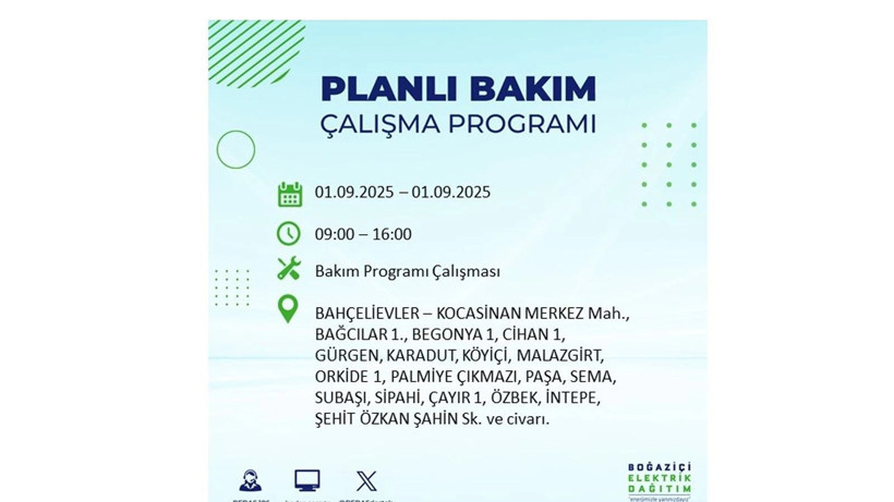 İstanbul'da elektrikler ne zaman gelecek? 1 Eylül elektrik kesintileri - Resim: 66