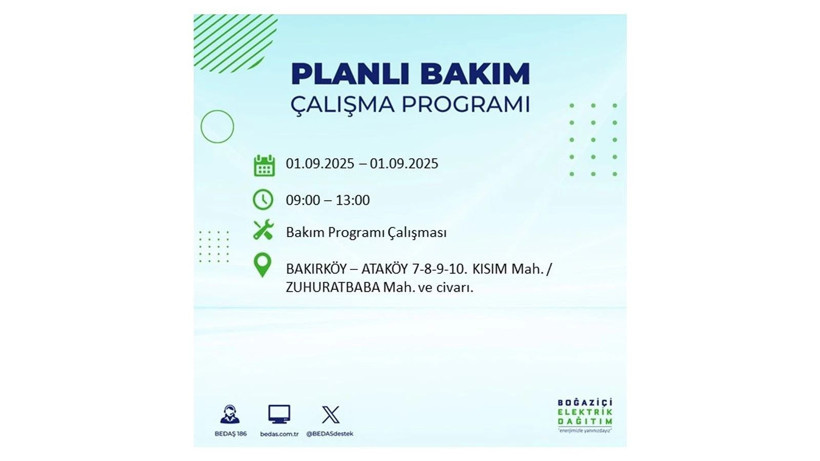 İstanbul'da elektrikler ne zaman gelecek? 1 Eylül elektrik kesintileri - Resim: 63