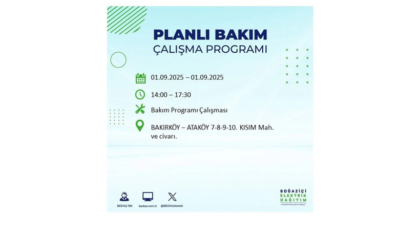 İstanbul'da elektrikler ne zaman gelecek? 1 Eylül elektrik kesintileri - Resim: 62