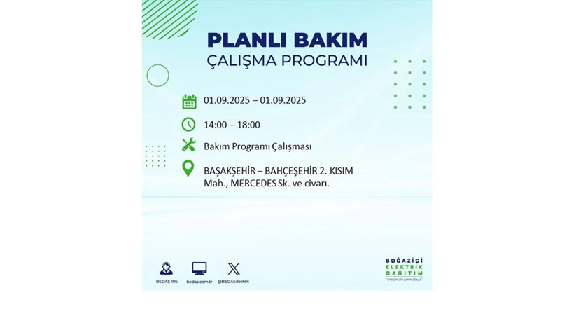 İstanbul'da elektrikler ne zaman gelecek? 1 Eylül elektrik kesintileri - Resim: 60