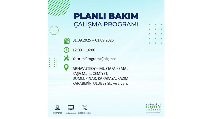İstanbul'da elektrikler ne zaman gelecek? 1 Eylül elektrik kesintileri - Resim: 76