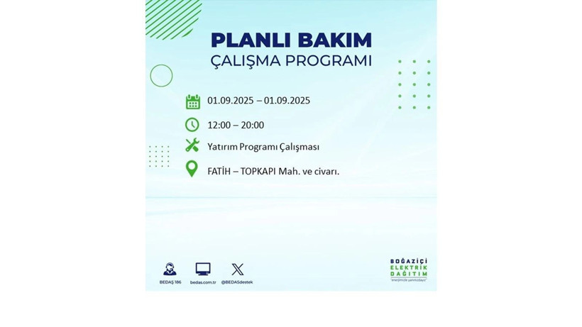 İstanbul'da elektrikler ne zaman gelecek? 1 Eylül elektrik kesintileri - Resim: 36