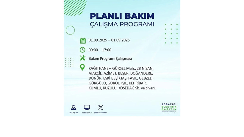 İstanbul'da elektrikler ne zaman gelecek? 1 Eylül elektrik kesintileri - Resim: 24