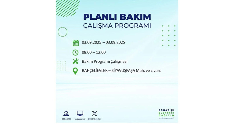 İstanbul’da elektrikler ne zaman gelecek? 3 Eylül 2025 Çarşamba: BEDAŞ elektrik kesintisi - Resim: 69
