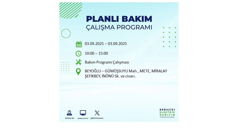 İstanbul’da elektrikler ne zaman gelecek? 3 Eylül 2025 Çarşamba: BEDAŞ elektrik kesintisi - Resim: 56