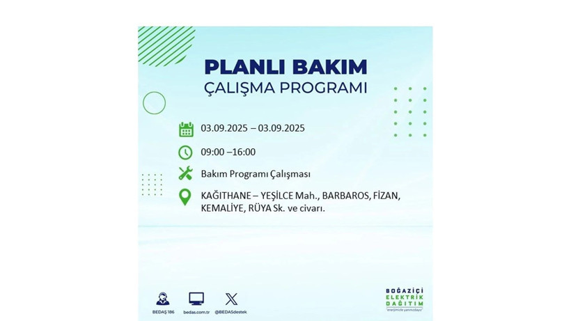 İstanbul’da elektrikler ne zaman gelecek? 3 Eylül 2025 Çarşamba: BEDAŞ elektrik kesintisi - Resim: 30