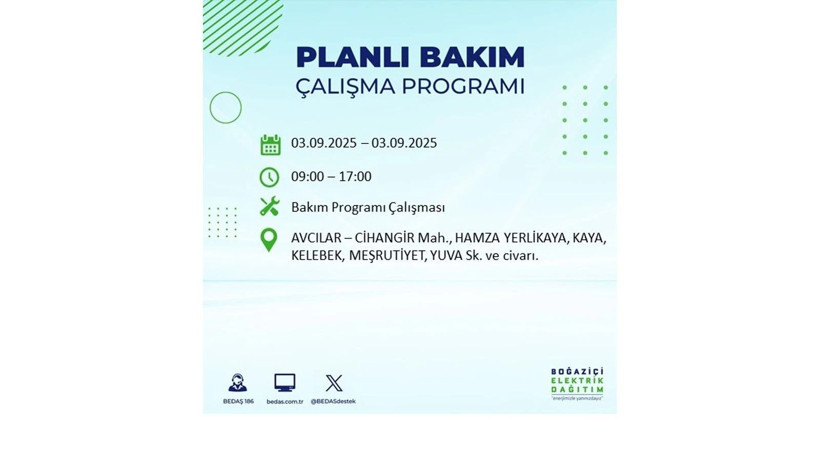 İstanbul’da elektrikler ne zaman gelecek? 3 Eylül 2025 Çarşamba: BEDAŞ elektrik kesintisi - Resim: 77