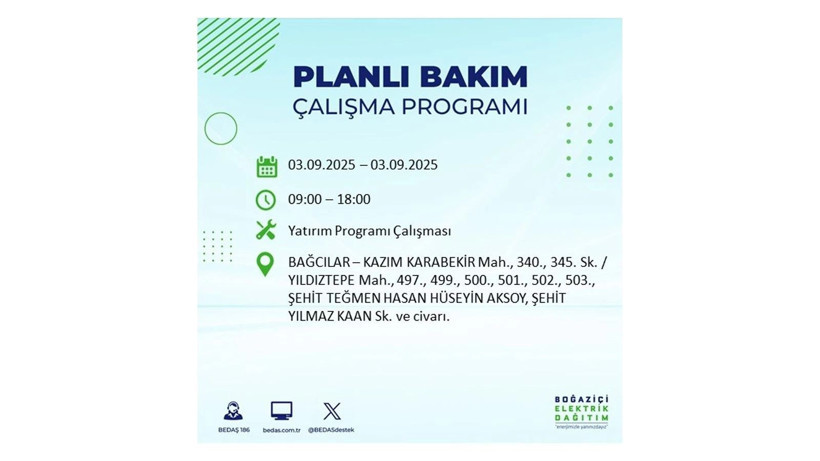 İstanbul’da elektrikler ne zaman gelecek? 3 Eylül 2025 Çarşamba: BEDAŞ elektrik kesintisi - Resim: 76
