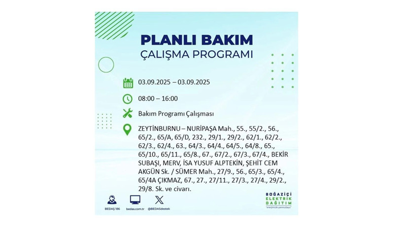 İstanbul’da elektrikler ne zaman gelecek? 3 Eylül 2025 Çarşamba: BEDAŞ elektrik kesintisi - Resim: 8