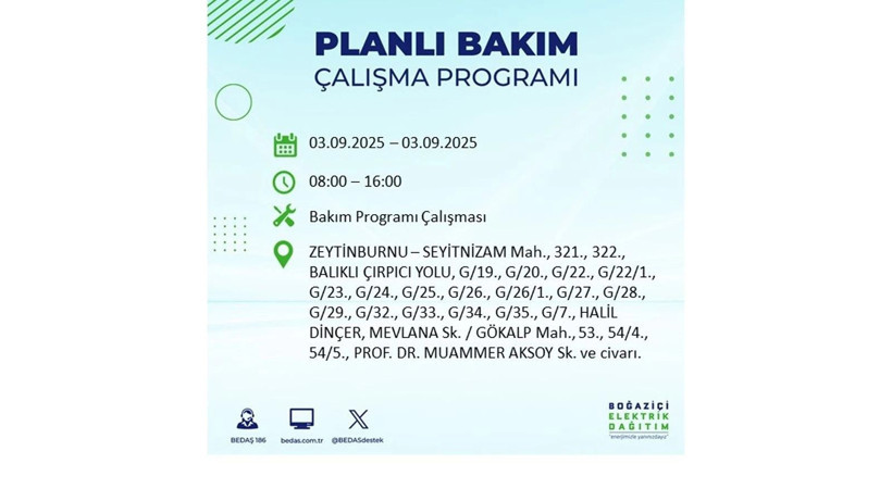 İstanbul’da elektrikler ne zaman gelecek? 3 Eylül 2025 Çarşamba: BEDAŞ elektrik kesintisi - Resim: 6