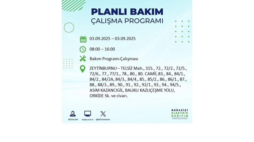 İstanbul’da elektrikler ne zaman gelecek? 3 Eylül 2025 Çarşamba: BEDAŞ elektrik kesintisi - Resim: 2