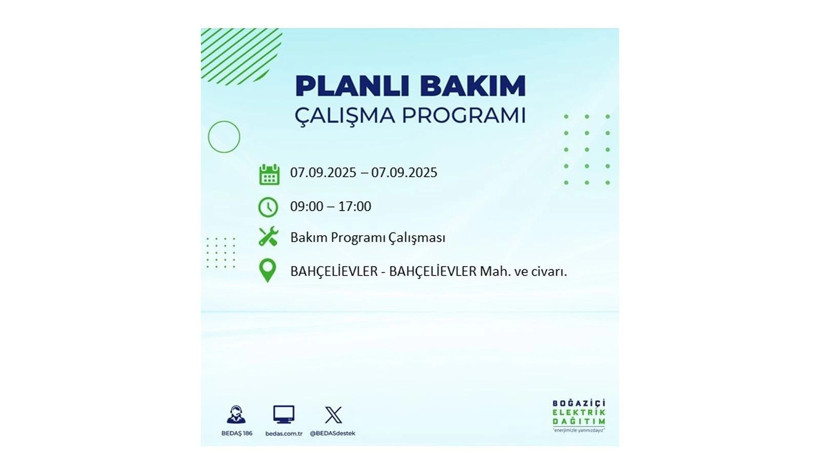 BEDAŞ duyurdu, İstanbul’da elektrik kesintisi! 7 Eylül elektrikler ne zaman gelecek? - Resim: 16