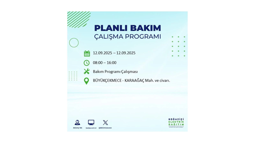 Elektrik kesintisi 9 saat sürecek: 12 Eylül İstanbul elektrik kesintisi - Resim: 25